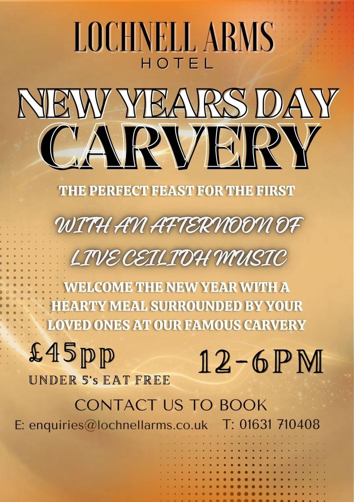 New Years Day Carvery 